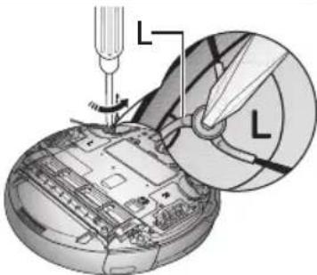 SAMSUNG VCR8980L3K - Limpar a escova rotativa lateral para limpeza de cantos - 5