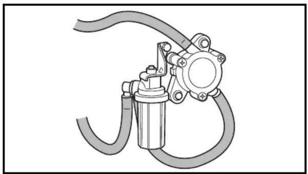 YAMAHA F115A - INSPECCIÓN DE LA LÍNEA DE COMBUSTIBLE - 1