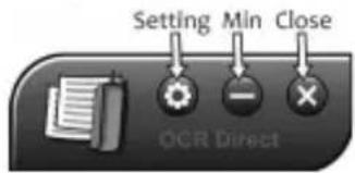 Setting Min Close OCR Direct