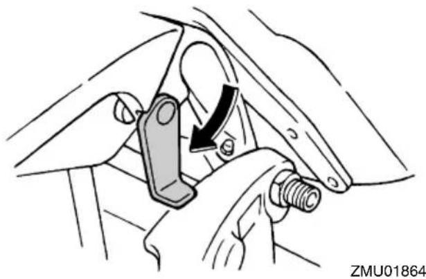 YAMAHA VZ300 - Tilt support lever for power trim and tilt or hydro tilt model - 1