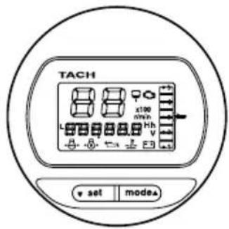 TACH x100 min Hb V v set mode