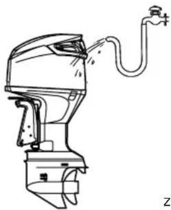 YAMAHA VZ300 - Cleaning the outboard motor - 1