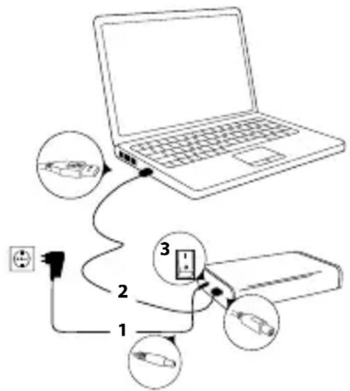 TrekStor DataStation maxi Xpress - 1) Rozpoczęcie pracy - 1
