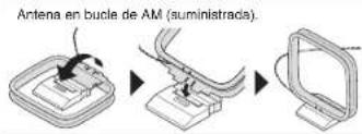 Antena en bucle de AM (suministrada)