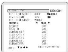TOS+ TYPE MODE AUTO MANUAL 1=0-12=0-R Y=5 NO TEST TYPE START YCH0 FRONT L 168 DC+1=0 MB FROCK D DB SUBROUND F DB SHORT BACK L DB SUBROUND L DB SUBGENDER DB LATE: ▼▲▲ ▼ END LENGTH