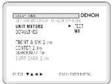 COLOR* UNITS 10 1.5" DENTAGON 11 24" 37" X-R UNIT METERS DEFAULT YES T/CUT & SW 2.4m CONTENTS 2.4m SHORT BACK 2.4m SHORT BACK 2.4m STOCK ▼▲▼▼ DENON NO NEW FUTURES