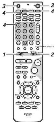 3 4 1 2 3 4 DENON