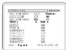 DENON DHT-500SD - [3] Einstellung des Kanalpegels - 5