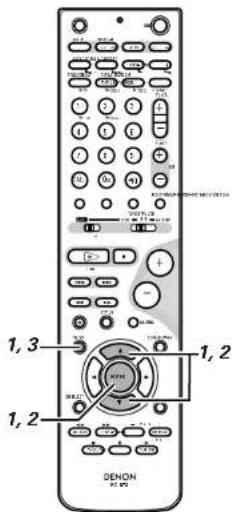 DENON DHT-500SD - ÄNDERN DER GRUNDEINSTELLUNGEN (DVD) - 1