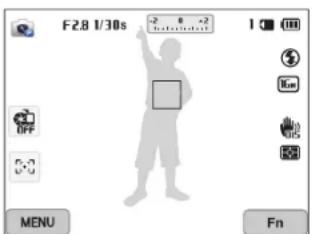 SAMSUNG WB352F - Utilisation de la mise au point automatique avec repérage - 1