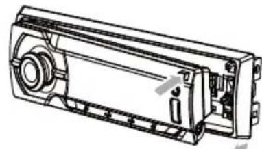 PHILIPS CE130 - Detach the front panel - 1
