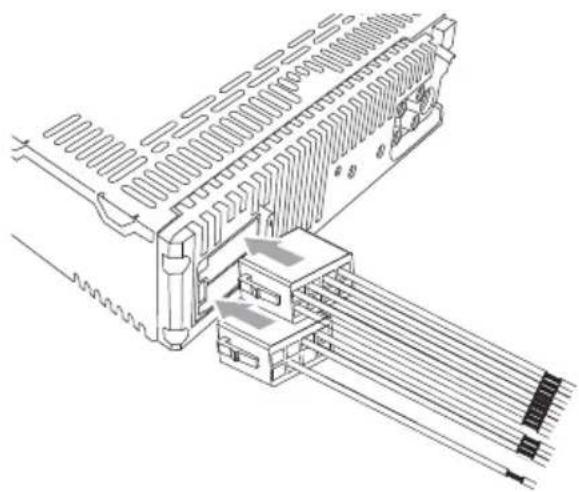 PHILIPS CE130 - Connect the supplied male connector to the unit. - 1