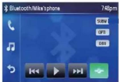 Bluetooth/Mike's phone 7:48pm SUBW OPTI DBB