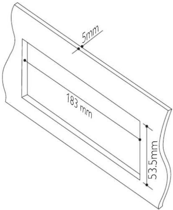 5mm 183 mm 53.5mm