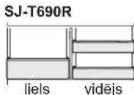 SHARP SJ-T690RSL - Papildu nodalījumi - 4