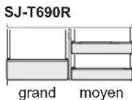 SHARP SJ-T690RSL - Balconnet fonctionnel - 4