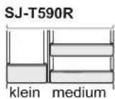 SHARP SJ-T690RSL - Flexibel opbergvak - 4