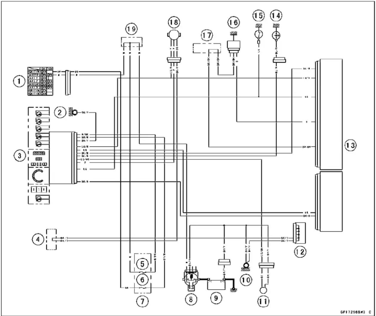 KAWASAKI ER-6n (2006) - FllIndicatorLight(LED) - 2