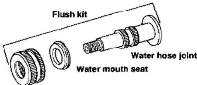 Flush kit Water hose joint Water mouth seat