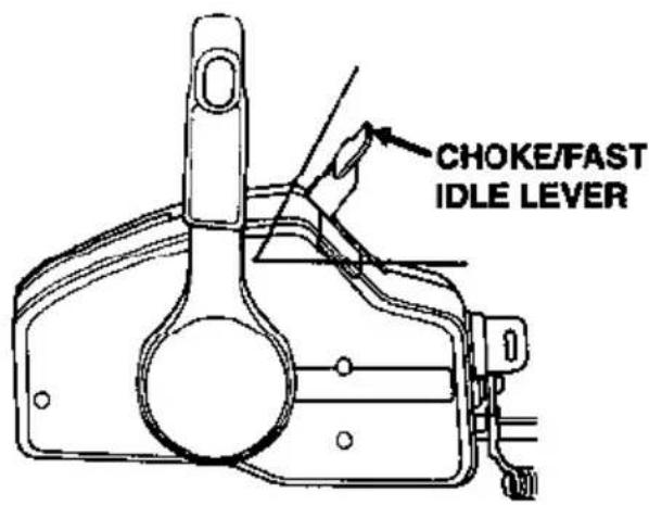 CHOKE/FAST IDLE LEVER