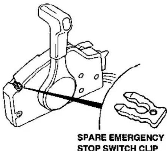 SPARE EMERGENCY STOP SWITCH CLIP