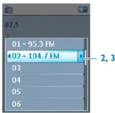 87.5 01 - 95.3 FM 02 - 104.7 FM 2, 3 03 04 05 06