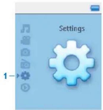 Settings 1→