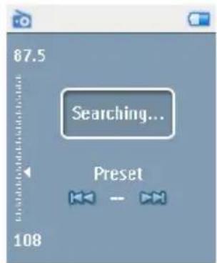 67.5 Searching... Preset 108