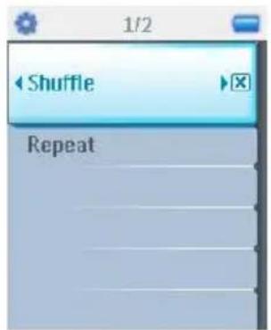 1/2 Shuffle Repeat
