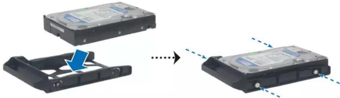 SYNOLOGY DiskStation DS412+ - Installation des disques durs - 3