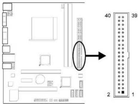 Floor plan diagram with numbered rooms and a highlighted section showing room 40, room 39, and room 2.