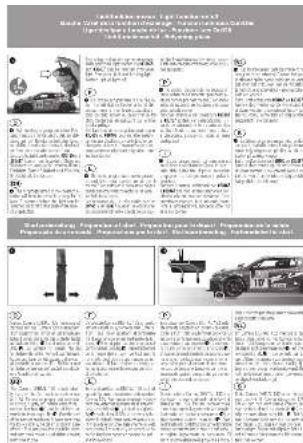 Scanned page from a Chinese automobile advertisement featuring promotional images and product descriptions.