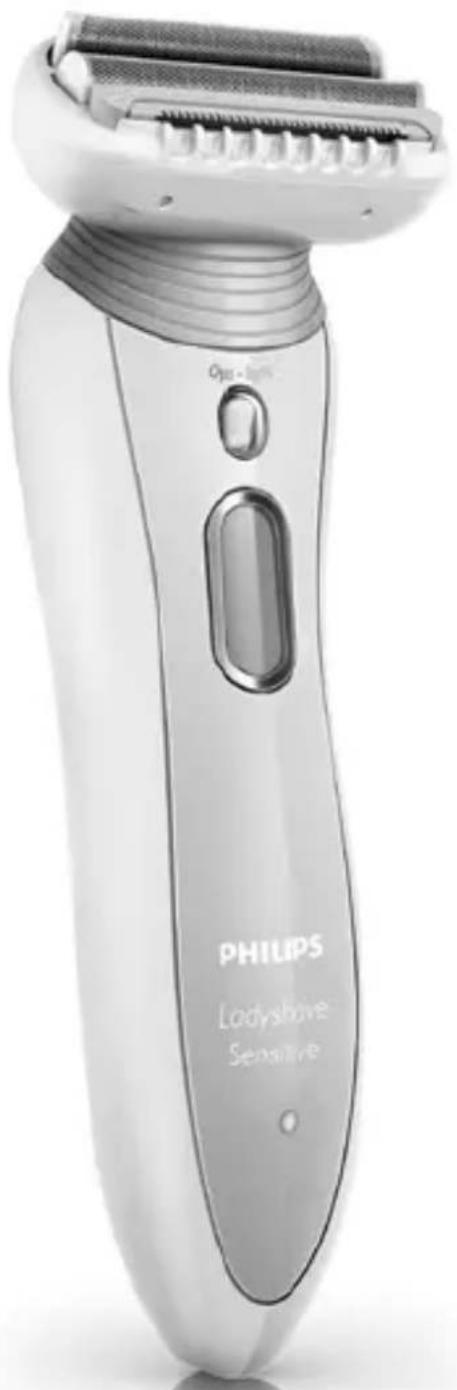 PHILIPS LADYSLAVE SENSITIVE electric shaver with open button (no text or symbols on body)