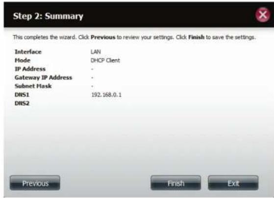 D-LINK DNS-327L - Gestion du réseau Configuration du réseau local - 4