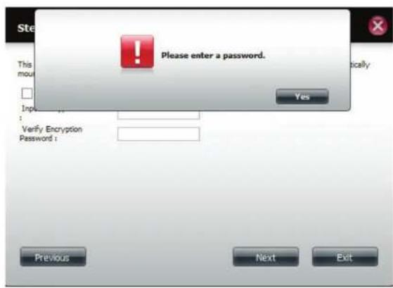 D-LINK DNS-327L - Welcome To Hard Drive Configuration Wizard - 26