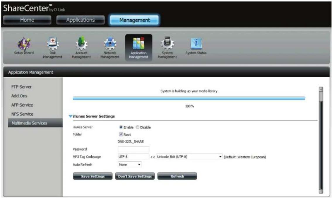 D-LINK DNS-327L - Installation de compléments depuis l'interface Web - 10