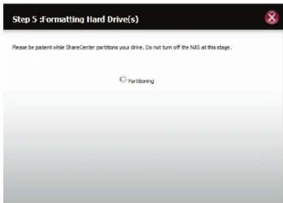 D-LINK DNS-327L - Welcome To Hard Drive Configuration Wizard - 17