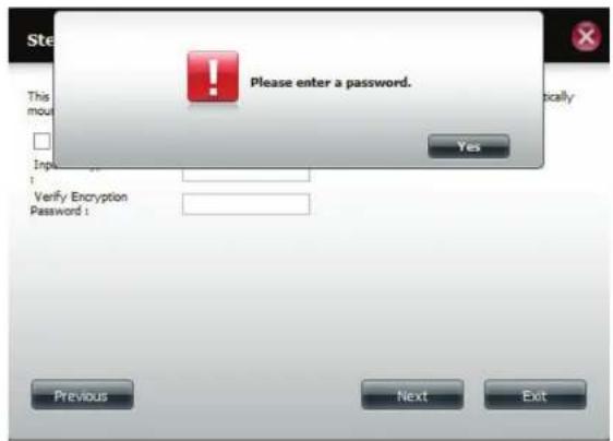 D-LINK DNS-327L - Welcome To Hard Drive Configuration Wizard - 15