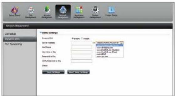 Network Management LAB Setup Design: Web Port Forwarding DERS Settings Server: DRS Server Address: Host Name: Address name or key: Password or Key: Verify Password or Key: Status: Save Settings Start User Settings Select Server DRS Server www.dsr.dsr.org (Custom) www.dsr.dsr.org (Free) http://2016 www.rsc.org