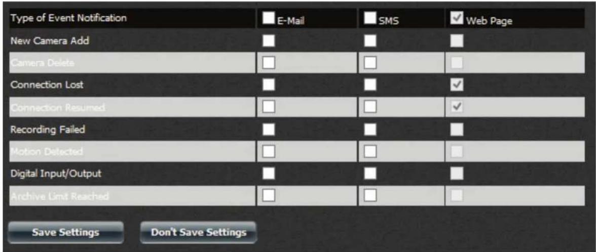 D-LINK DNS-327L - My Surveillance - Configuration - Configuration d'événement - 2