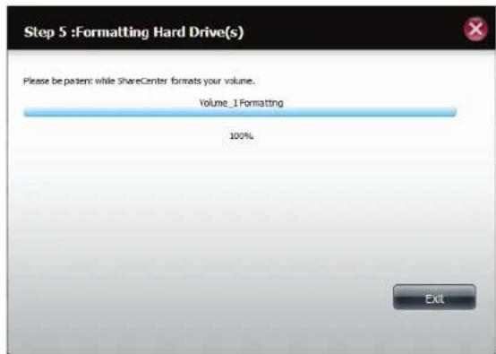 D-LINK DNS-327L - Welcome To Hard Drive Configuration Wizard - 30