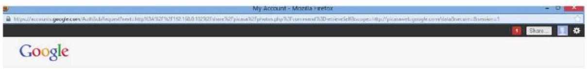 My Account - Mozilla Firefox https://accounts.google.com/AuthPubRequest?next=http:93A92F2F152.150.0.102%2share%2fpius%2fpiutin.php%3Fcommand%3D/retrieveSelf&locupe=http://picsonews.google.com/data/breures&sessions-1 Share... Google