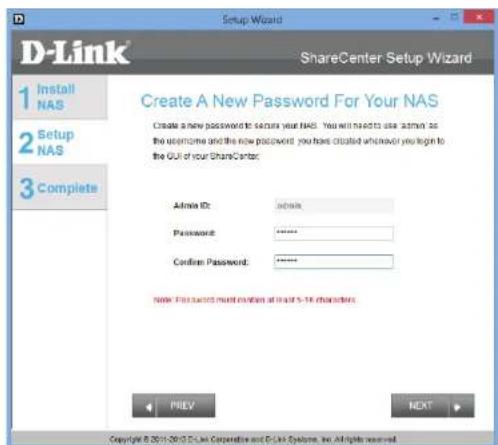 D-LINK DNS-327L - Mot de passe d'administration - 2