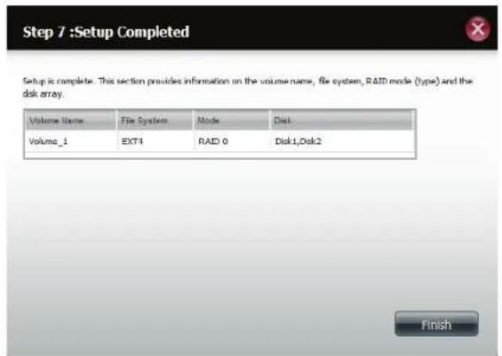 D-LINK DNS-327L - Welcome To Hard Drive Configuration Wizard - 32