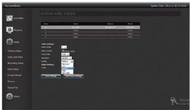 My Surveillance System Time : 20.2-11.28 17:34:25 AUDIO AND VIDEO File Edit View Insert Media Help 1 200 MHz 200 MHz 200 MHz 1 200 MHz 200 MHz 1 200 MHz 200 MHz Video Settings Video Style Video Format Frame Rate Resolution Quality Audio Settings Audio High Audio Audio Setting Audio Setting Audio Setting Audio Setting Audio Setting Audio Setting Audio Setting Audio Setting Audio Setting Audio Setting Audio Setting Audio Setting Audio Setting Audio Setting Audio Setting Audio Setting Audio Setting Audio Setting Audio Setting Audio Setting Audio Setting Audio Setting Audio Setting Audio Setting Audio Setting Audio Setting Audio Setting Audio Setting Audio Setting Audio Setting Audio Setting Audio Setting Audio Setting Audio Setting