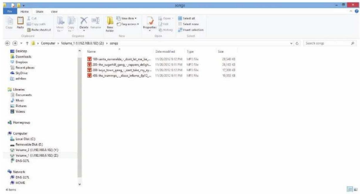 D-LINK DNS-327L - My Music - Musique sur le DNS-327L - 1