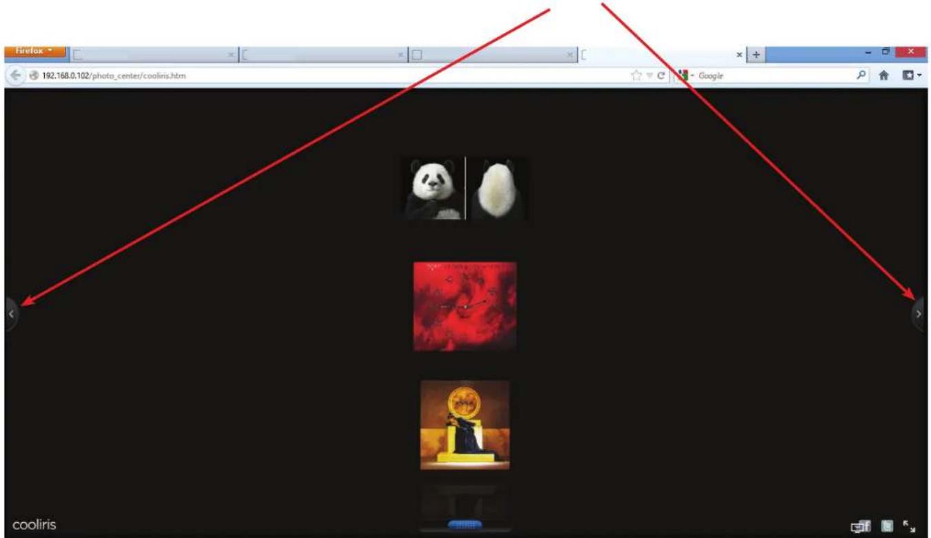 Firefox 192.168.0.102/photo_center/cooliris.htm Google cooliris