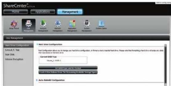 D-LINK DNS-327L - Welcome To Hard Drive Configuration Wizard - 45