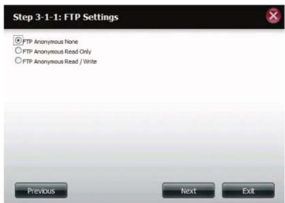 D-LINK DNS-327L - Assistant Ajouter/Modifier des partages réseau - 8