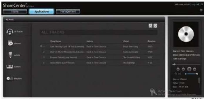 D-LINK DNS-327L - My Music - Musique sur le DNS-327L - 4